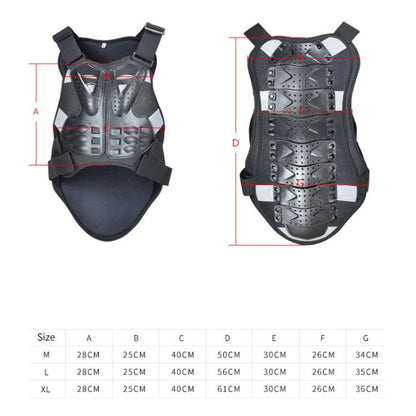 GHOST RACING GH-HJY08 Chaleco Protector Motocicleta Dura