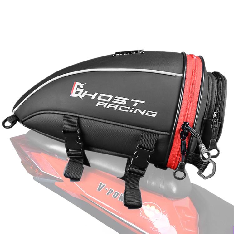 GHOST RACING GR CWB06 Bolsa Trasera Motocicleta Cuero PU