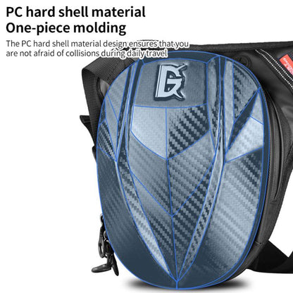 Ghost Racing GR-TB07 Mochila de Pierna Moto Carcasa Rígida