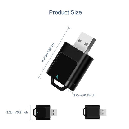 Adaptador Inalámbrico Carlink para CarPlay y Android Auto Conexión USB Compatible con la Mayoría de Vehículos