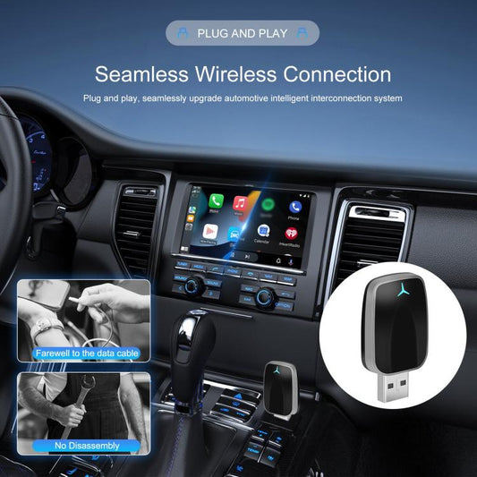 Adaptador Inalámbrico CarPlay Android Auto Modelo X100 Conexión Directa Tipo C