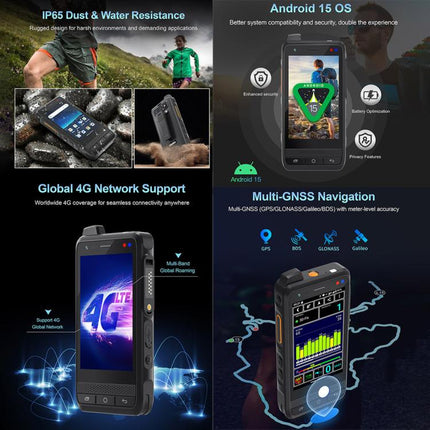 UNIWA F400 Teléfono Inteligente 4GB+64GB 4G NFC SOS Night Vision Rugged