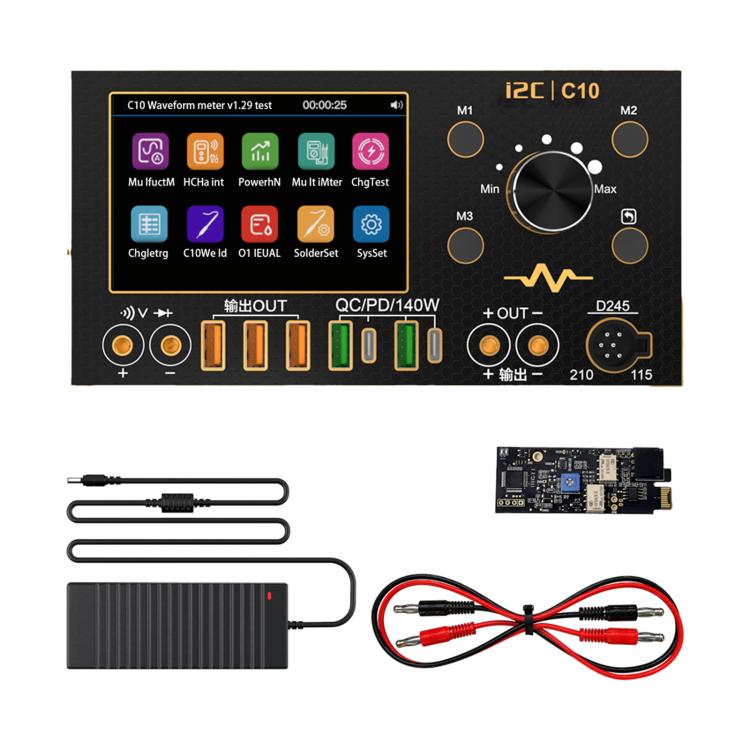 i2C C10 Amperímetro Digital de Onda Con Detección de Carga