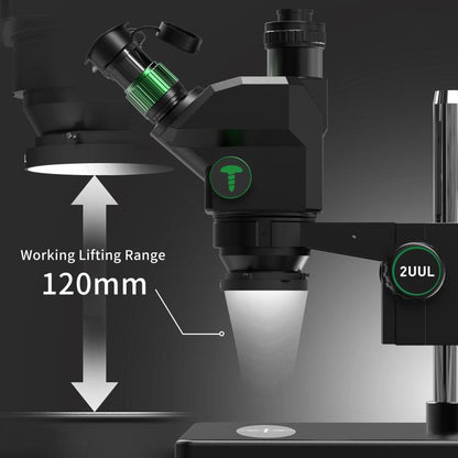 2uul MC7060-A1 Microscopio Trinocular 7-60X Zoom Profesional