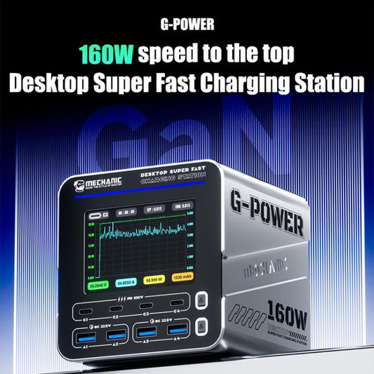Mechanic G-POWER 160W GaN Estación de Carga de Escritorio