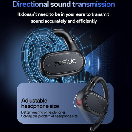 Yesido YSP25 Auriculares Bluetooth Gancho Sonido 16.2mm by Yesido