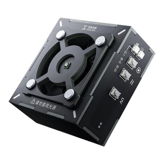 Mega-Idea 2en1 Ventilador Curado UV 10000 RPM Portátil