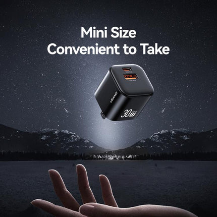 USAMS CC270 Cargador GaN 30W USB C y USB A Doble Puerto by USAMS