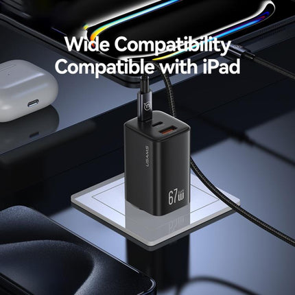 USAMS CC272 67W GaN Cargador USB TipoC Proteccion Viajes by USAMS