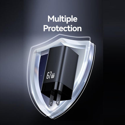 USAMS CC272 67W GaN Cargador USB TipoC Proteccion Viajes by USAMS