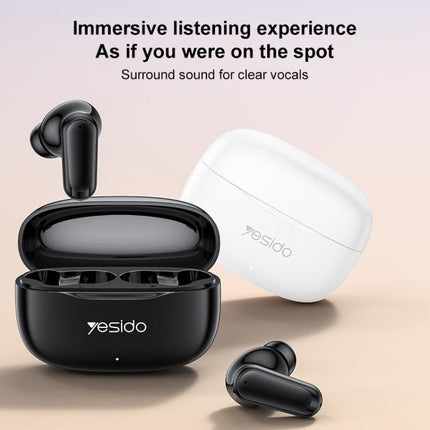 Yesido TWS38 Auriculares In Ear Bluetooth 5.2 Sonido Nítido Avanzado