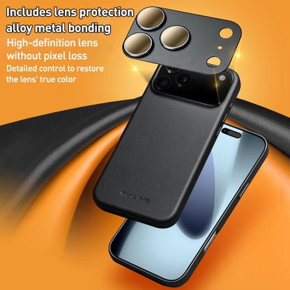 QIALINO Technology Funda MagSafe Cuero Ajuste Preciso