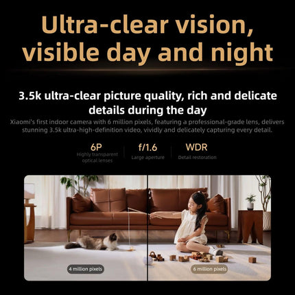 Cámara de Seguridad Xiaomi Smart Camera 4C 6MP 3.5K WiFi 6