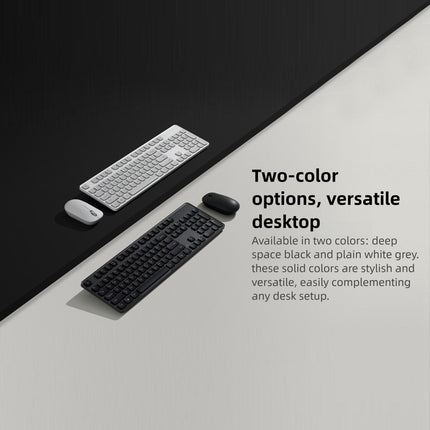 Original Xiaomi Teclado y Ratón Inalámbricos 2.4GHz 104 Teclas 1000DPI Negro