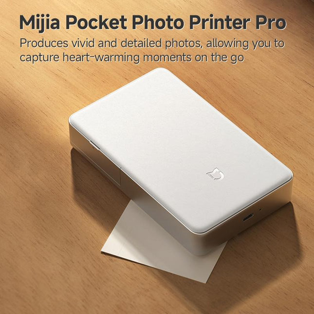 Impresora de Fotos Xiaomi Mijia Pocket Pro 313x313 DPI 2x3 pulgadas