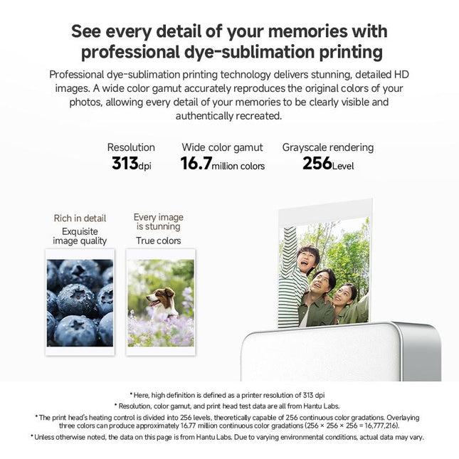 50pcs Papel Fotográfico Original Xiaomi Mijia 2x3 pulgadas