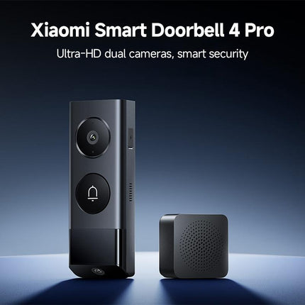 Xiaomi Smart Doorbell 4 Pro Negro 9800mAh y 32GB de almacenamiento