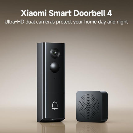 Xiaomi Smart Doorbell 4 Negra 5100mAh con cámara HD 3MP