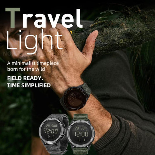 North Edge TERRAX Reloj Hombre 5 ATM Esfera Luminosa Nylon