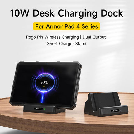 Ulefone 10W Base de Carga para Armor Pad 4 Series Negro 10W Dual-Output