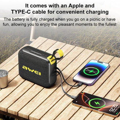AWEI KA20 Altavoz Bluetooth 5.3 Portátil TWS RGB TF