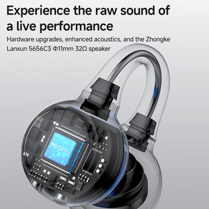 Yesido YSP31 Auriculares Clip-On Abiertos Bluetooth 5.4 Confort Todo Día