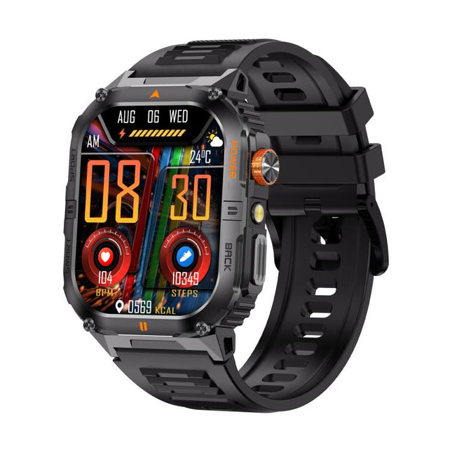 YK YK12 Reloj Inteligente Deportivo Exterior 2.0in IP68 Linterna