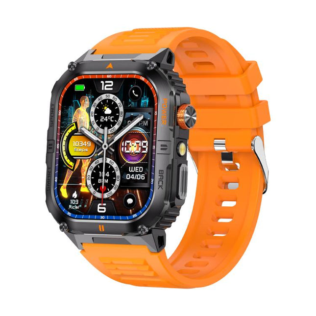 YK YK12 Reloj Inteligente Deportivo Exterior 2.0in IP68 Linterna