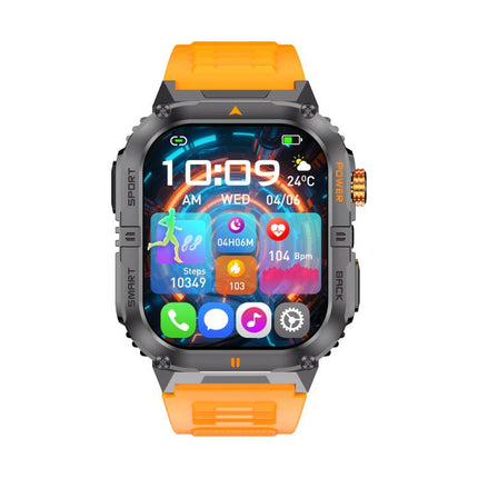 YK YK12 Reloj Inteligente Deportivo Exterior 2.0in IP68 Linterna