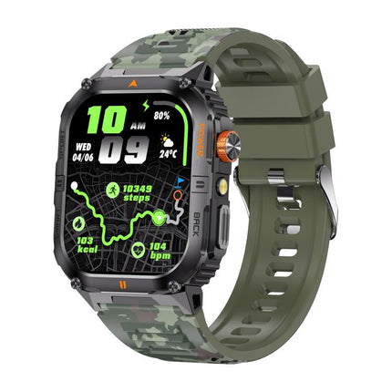YK YK12 Reloj Inteligente Deportivo Exterior 2.0in IP68 Linterna