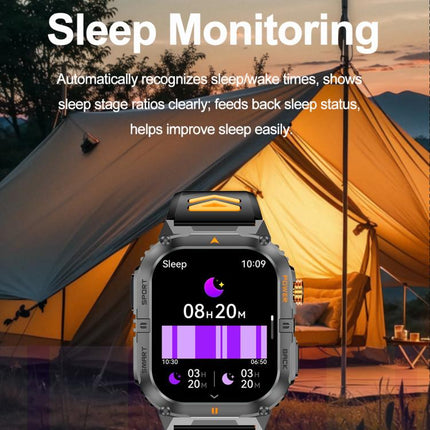 YK YK12 Reloj Inteligente Deportivo Exterior 2.0in IP68 Linterna