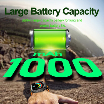YK YK12 Reloj Inteligente Deportivo Exterior 2.0in IP68 Linterna