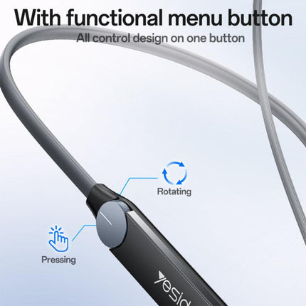 Yesido YSP30 BT5.4 Auriculares Cuello Inalámbricos Cómodo Ligero