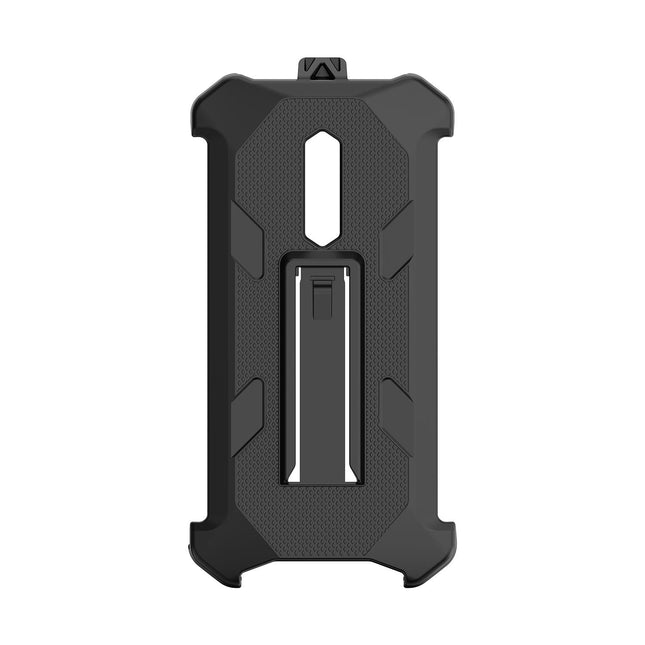 Funda para teléfono Ulefone RugKing 2 Pro con clip trasero y mosquetón negra resistente y duradera