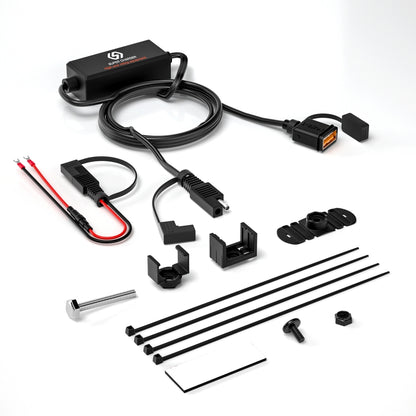 WUPP CS-1186B1 Cargador Motocicleta USB Rápido QC2.0