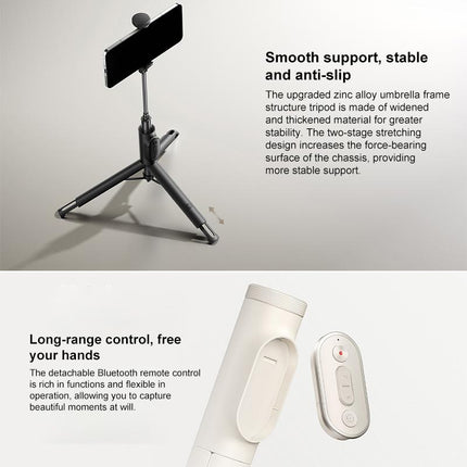 Xiaomi Zoom Selfie Stick 2 Bluetooth 830-875mm Negro