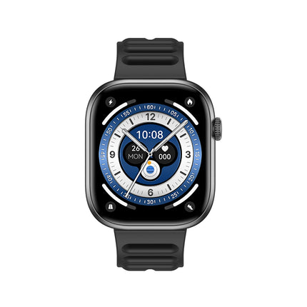 QS12 Reloj Inteligente Deportivo 1.83 Pulgadas BT5.3 Monitor Salud Negro IP67