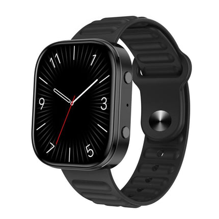 Reloj Inteligente QS15 Pantalla TFT de 1.88 pulgadas IP68 Wavy Black