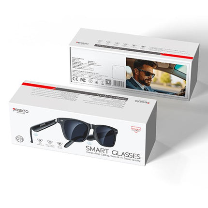Yesido IO38 Gafas Inteligentes Bluetooth 5.0 6-7 Horas Llamadas Manos Libres