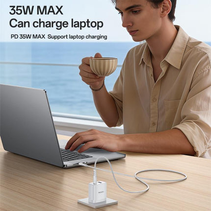 Yesido PD35W Cargador USB C USB A 35W 18W Carga Dual para Portátiles