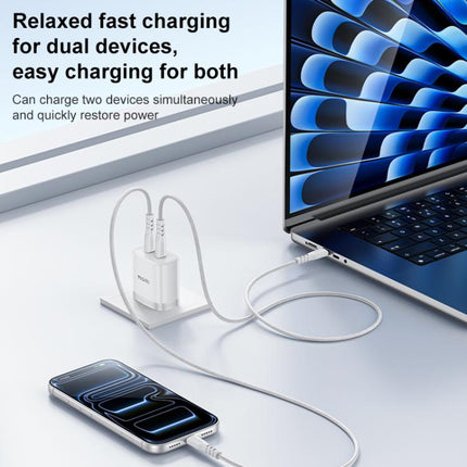 Yesido PD45W Cargador Doble USB-C 45W Protección Inteligente
