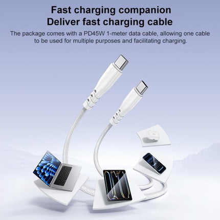 Yesido PD45W Cargador Doble USB-C 45W Protección Inteligente