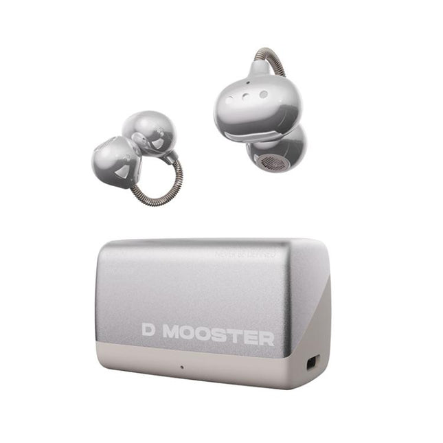 D MOOSTER D95 OWS Auriculares Bluetooth ENC 30mAh Plata