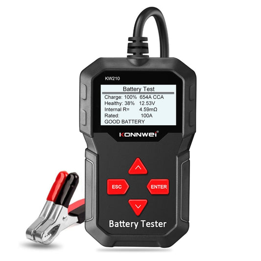 KONNWEI KW210 Probador de Batería de Coche CCA Portátil