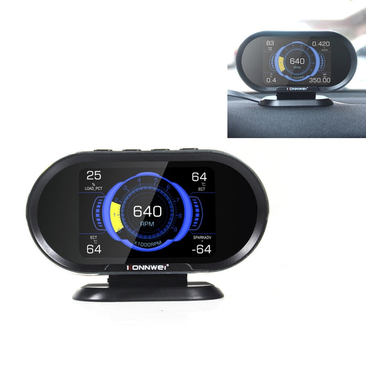 KONNWEI KW206 Escáner OBDII EOBD con Pantalla LCD 3.5 Pulg
