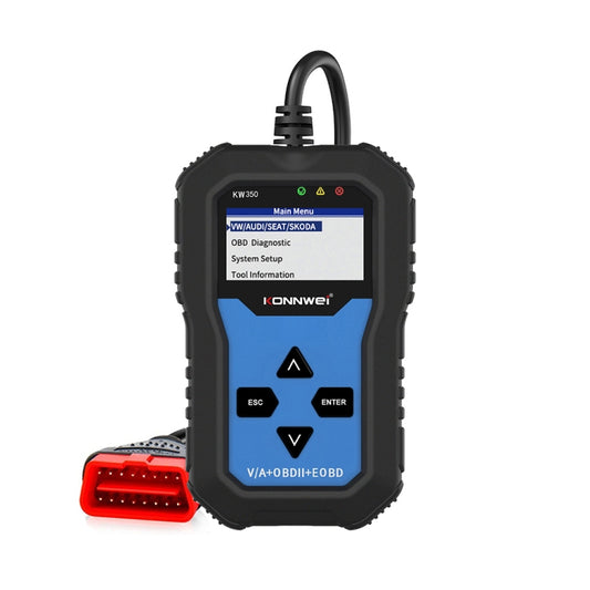 KONNWEI KW350 Escáner Diagnóstico OBDII 12V Pantalla 2 pulgadas