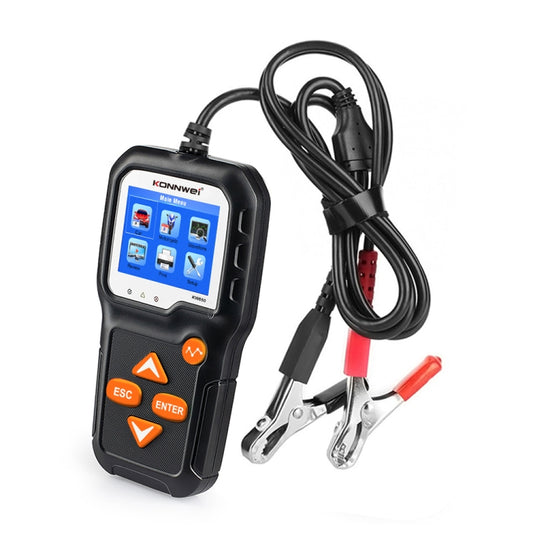 KONNWEI KW650 Probador De Batería 6 A 16V Pantalla Color 2.4 Pulgadas