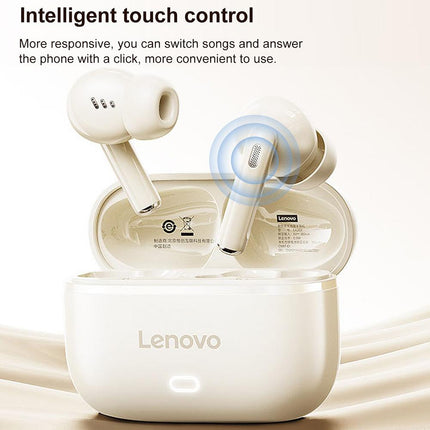 Lenovo EA269 Auriculares Bluetooth Inalámbricos Semi-in-ear Gris con Reducción de Ruido ENC y Bluetooth 5.4