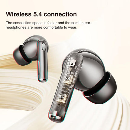 Lenovo EA269 Auriculares Bluetooth Inalámbricos Semi-in-ear Gris con Reducción de Ruido ENC y Bluetooth 5.4