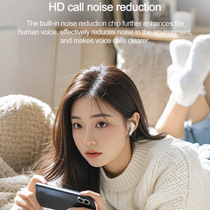Lenovo TA120 Auriculares Bluetooth Inalámbricos Semi-in-ear Negro con Reducción de Ruido AI y Bluetooth 5.4